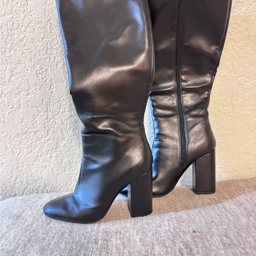 Forever 21 Black Heeled Boots